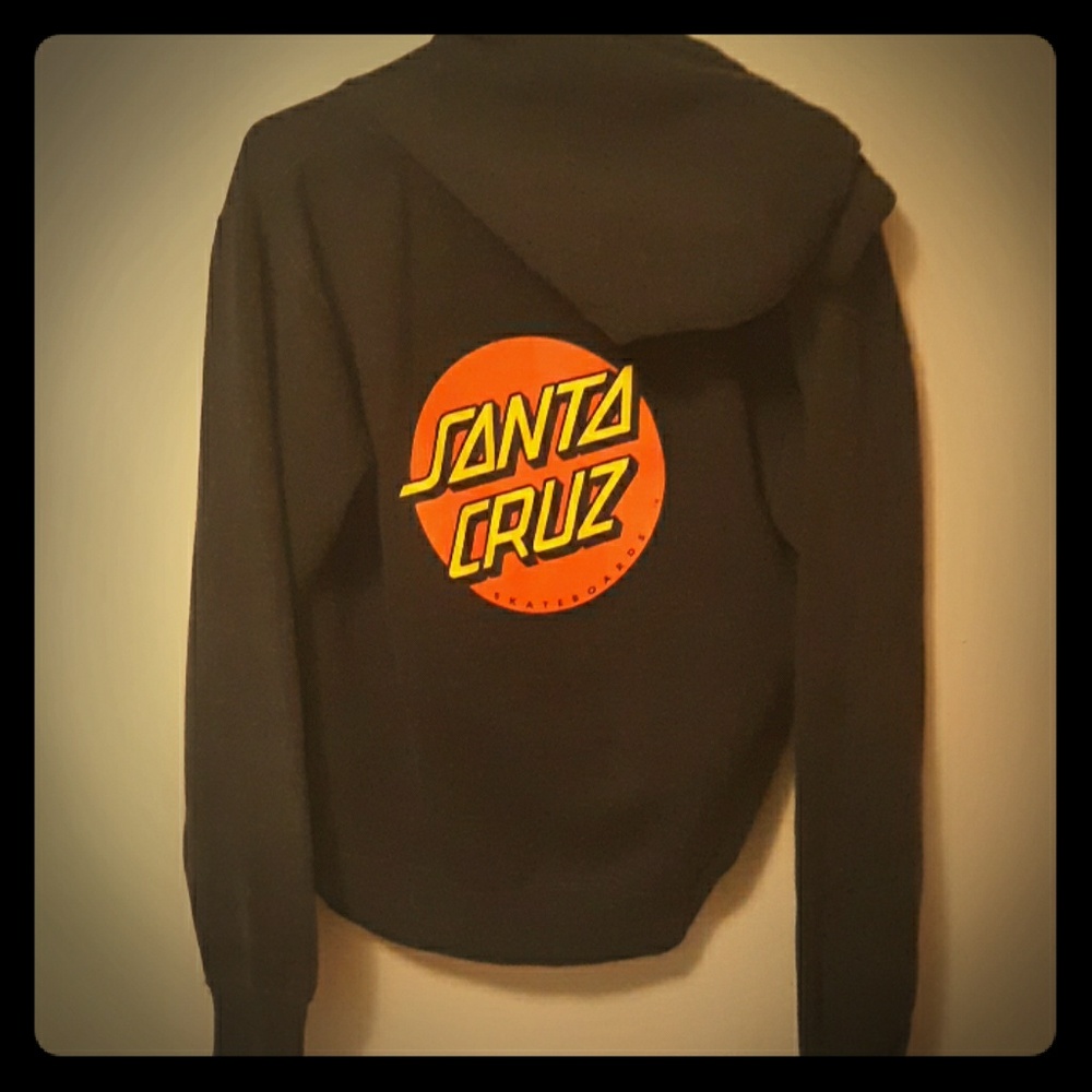 Santa Cruz zip up hoodie
